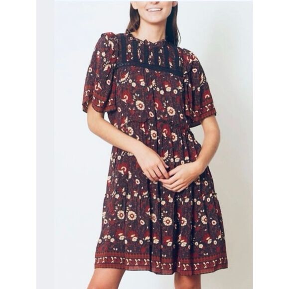 NEW Sea New York Women’s 0 Francesca Floral Print Dress - Picture 2 of 10